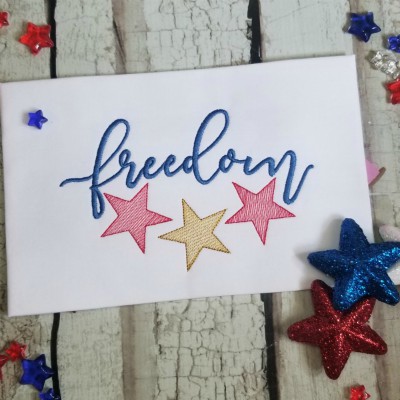 freedom stars emb design